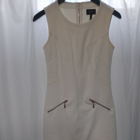 Ivory zip up back Laundry Dress - Picture 1 of 4